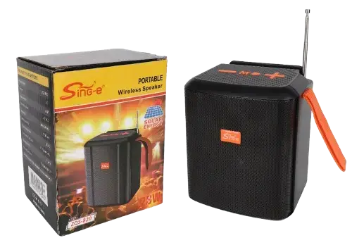PARLANTE PORTÁTIL 2.5" SOLAR 1800mAh 15W - imagen 1