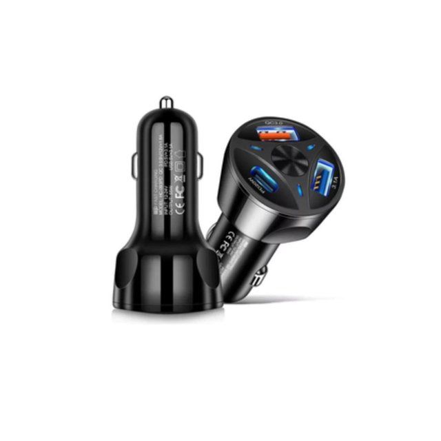 Cargador Usb Para Auto 3.0 Tipo C P/ Auto Carga Rápida - imagen 2