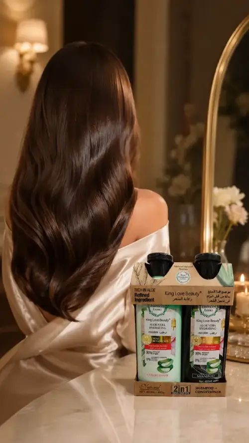 PACK SHAMPOO+ACONDICIONADOR KING LOVE ALOE 400ML - imagen 3