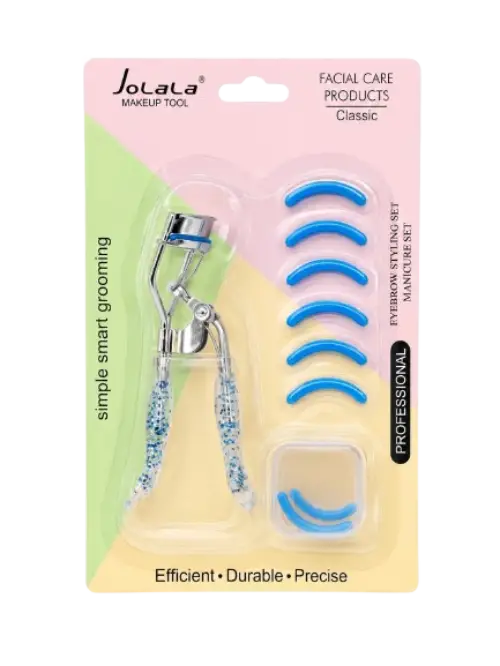 RIZADOR DE PESTAÑAS CON SEPARADOR Y GOMITAS DE REPUESTOS