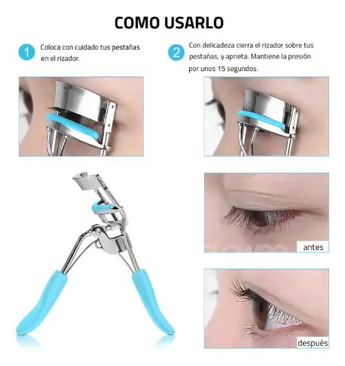 RIZADOR DE PESTAÑAS CON SEPARADOR Y GOMITAS DE REPUESTOS - imagen 2