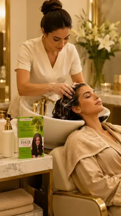 TINTA EN SHAMPOO TONO 4 CASTAÑO--- 10 UNIDADES - imagen 2