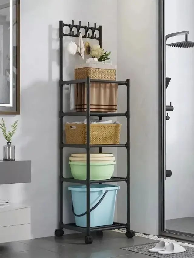 Estantería Con Ruedas Organizador De Hogar Multifunción - imagen 2