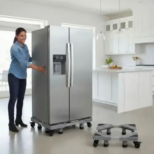 BASE MÓVIL PARA ELECTRODOMÉSTICOS METAL+ABS AJUSTABLE 43 a 66cm HASTA 200kgs - imagen 3