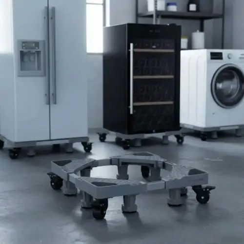 BASE MÓVIL PARA ELECTRODOMÉSTICOS METAL+ABS AJUSTABLE 43 a 66cm HASTA 200kgs - imagen 4