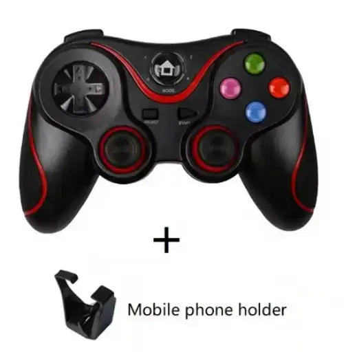 Joystick V8 Bluetooth con soporte para celular Android iOS PC SmartTV - imagen 2
