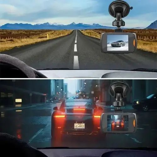 CÁMARA PARA AUTO DASH CAM USB FULL HD 2" 120° 300mAh 8.3x4.7cm - imagen 3