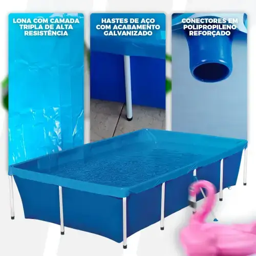 PISCINA ESTÁNDAR ESTRUCTURAL MOR 3000L 277x187x58cm - imagen 2