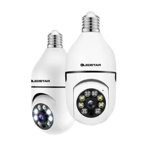 CÁMARA DE VIGILANCIA WI-FI FULL HD LED LENTE 3.6mm SD HASTA 64GB 355°/85° 15x6cm - imagen 1
