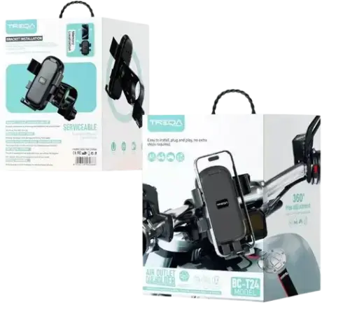 SOPORTE DE CELULAR PARA MOTO TREQA - imagen 1