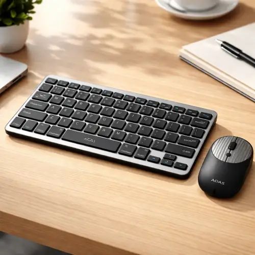 COMBO TECLADO Y MOUSE INALÁMBRICO BLUETOOTH RECARGABLE - imagen 3