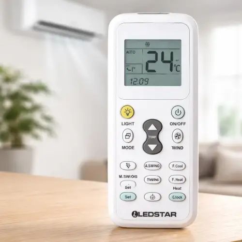 CONTROL UNIVERSAL AIRE ACONDICIONADO DISPLAY Y LINTERNA - imagen 2