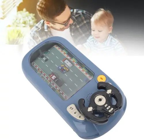 JUEGO DE CARRERAS INTERACTIVO PARA NIÑOS VOLANTE CON MOVIMIENTO Y SONIDOS 43x21x14cm - imagen 3