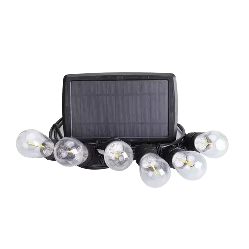 Guirnalda LED Recargable con Panel Solar 10 bombitas - imagen 2