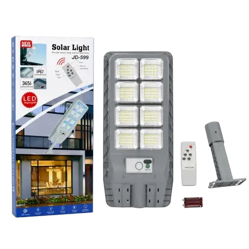 Lámpara solar con control remoto