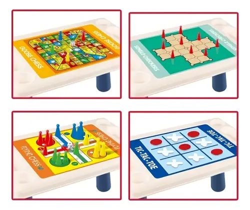 JUEGO DE MESA CON 2 SILLAS 9 EN 1 48x29.5x24cm - imagen 3
