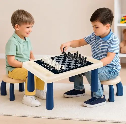 JUEGO DE MESA CON 2 SILLAS 9 EN 1 48x29.5x24cm - imagen 2