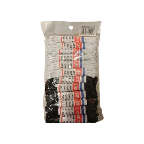 Set de 12 cordones negros y blancos - imagen 3