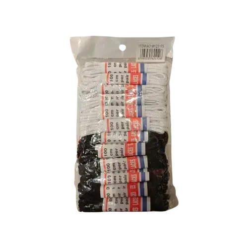 Set de 12 cordones negros y blancos - imagen 3