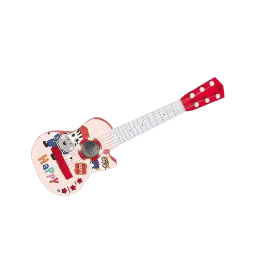 GUITARRA INFANTIL CON LUCES Y SONIDO 53x18x5cm - imagen 1