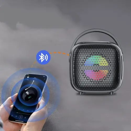 PARLANTE PORTÁTIL 3" CON MANIJA 800mAh 3W 16cm - imagen 3