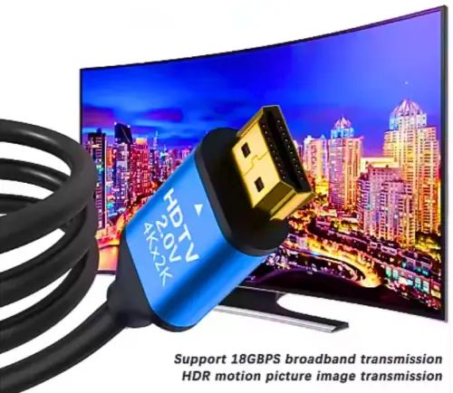 CABLE HDMI HDTV REDONDO PREMIUM 4K 3 METROS - imagen 2