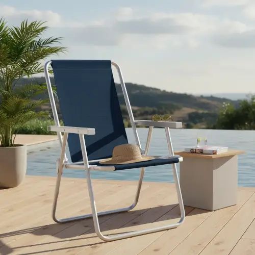 SILLA CONFORTO ALUMINIO MOR - imagen 2