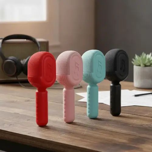 MICRÓFONO INALÁMBRICO PARA KARAOKE CON ALTAVOZ 1800mAh 3W - imagen 2