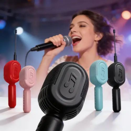 MICRÓFONO INALÁMBRICO PARA KARAOKE CON ALTAVOZ 1800mAh 3W - imagen 3