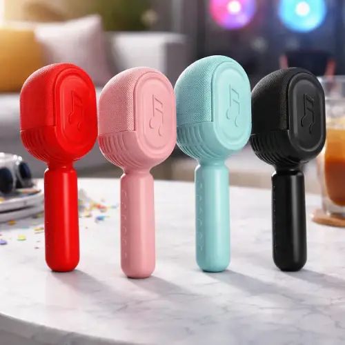 MICRÓFONO INALÁMBRICO PARA KARAOKE CON ALTAVOZ 1800mAh 3W - imagen 4