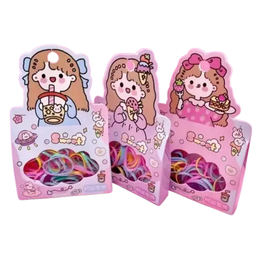 Gomitas infantiles para el pelo varios colores y divertidas