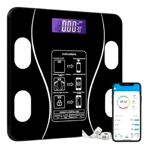 BALANZA ELECTRÓNICA DE PISO c/APP - MÁX 180kg - imagen 1