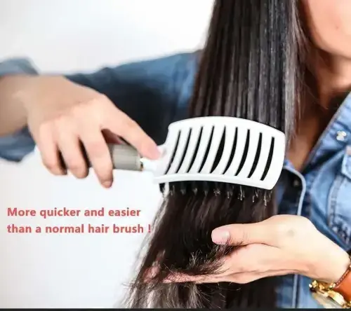 CEPILLO CURVO MIXTO ANTI FRIZZ - imagen 3