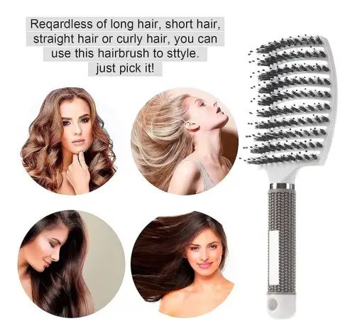 CEPILLO CURVO MIXTO ANTI FRIZZ - imagen 2