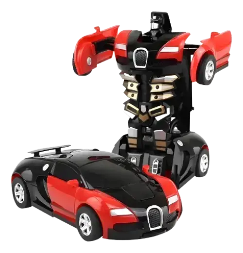 AUTO TRANSFORMER A CONTROL REMOTO TIPO ROBOT 38x19x15cm - imagen 1