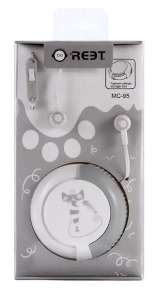AURICULARES MC-95 REET c/ESTUCHE REDONDO DESLIZANTE