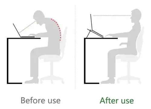 SOPORTE PLEGABLE PARA NOTEBOOK PORTÁTIL DE 10" A 15,6" - imagen 2