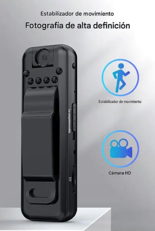 CÁMARA DIGITAL DEPORTIVA RECARGABLE 1.53” 330° 1080p 11x3.7cm - imagen 2
