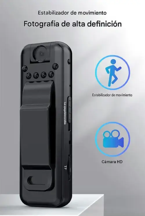CÁMARA DIGITAL DEPORTIVA RECARGABLE 1.53” 330° 1080p 11x3.7cm - imagen 2