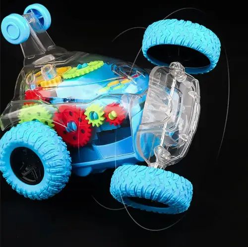 AUTO AUTOMÁTICO TRANSPARENTE 360° 12.5x12.5x12cm - imagen 3