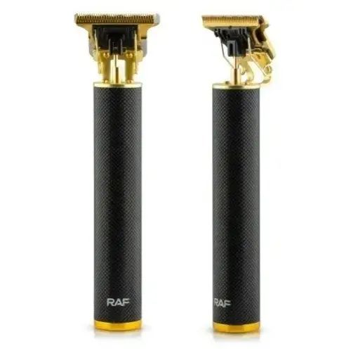 Afeitadora/Rasuradora con 4 Peines para Pelo Barba Y Patillera Profesional RAF Dorado - imagen 2