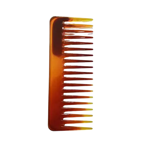 PEINE DIENTES ANCHOS MARRÓN ÁMBAR - imagen principal