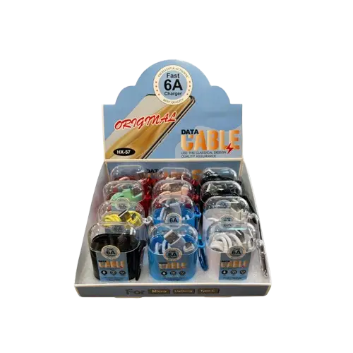 Cable USB Micro Cargador --- Display con 12 Unidades - imagen 2