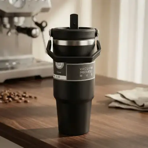 VASO TÉRMICO CON ASA 900ml - imagen 2