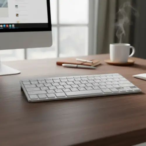 TECLADO INALÁMBRICO EN ESPAÑOL BLUETOOTH METAL - imagen 3