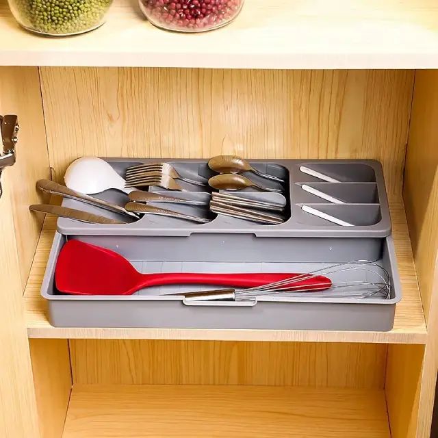 Bandeja Organizadora De Cubiertos Expandible - imagen 2
