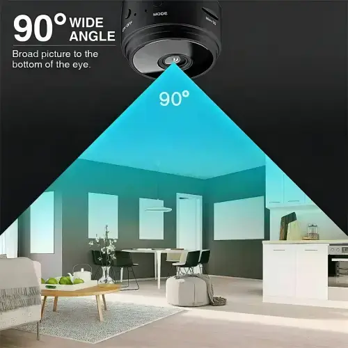 MINI CÁMARA WI-FI INALÁMBRICA RECARGABLE HD TF FUNCIONA CON APP 4.4x2.4cm - imagen 2