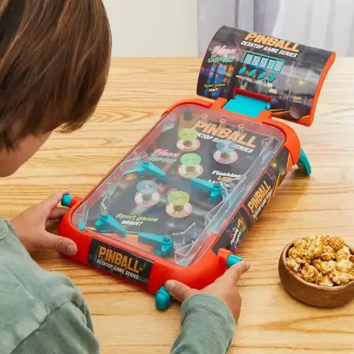 PINBALL DE MESA LUCES LED MÚSICA MARCADOR 39x26x22.5cm - imagen 3