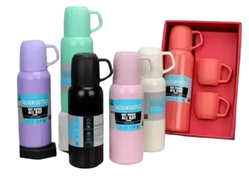 Set Termo 500ml + 3 tazas plástico - imagen principal