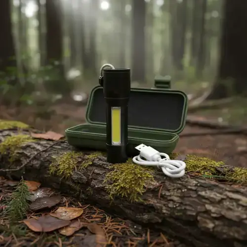 MINI LINTERNA LED USB DE CAMPING CON ESTUCHE - imagen 2